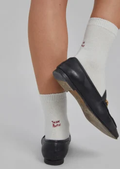 The Frankie Shop Think Socks White