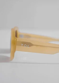 The Frankie Shop Tol Eyewear Double Round Sunglasses Honey Outlet