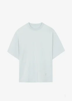 The Frankie Shop Tony Boxy T-Shirt Light Grey Sale