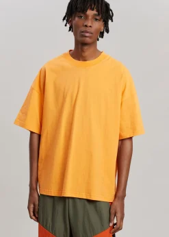 The Frankie Shop Tony Boxy T-Shirt Orange Outlet