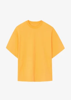 The Frankie Shop Tony Boxy T-Shirt Orange Outlet