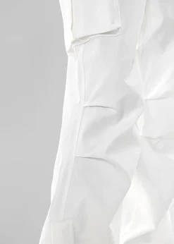 The Frankie Shop Valo Cargo Pants White Hot