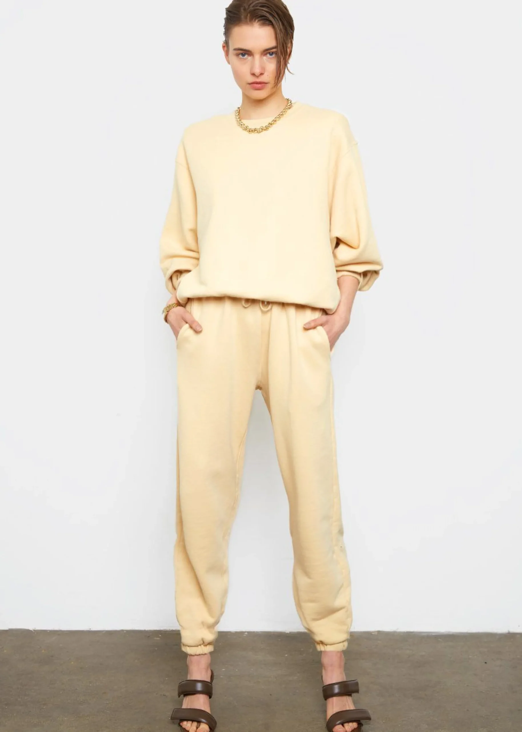 The Frankie Shop Vanessa Sweatpants Banana Best