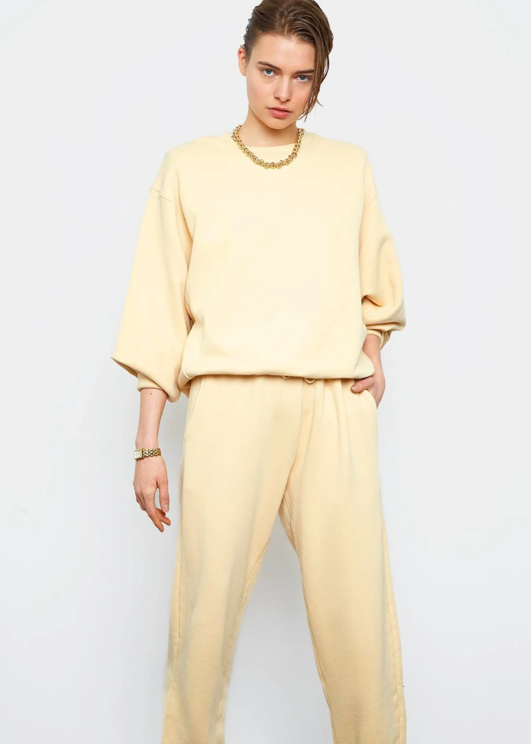 The Frankie Shop Vanessa Sweatpants Banana Best