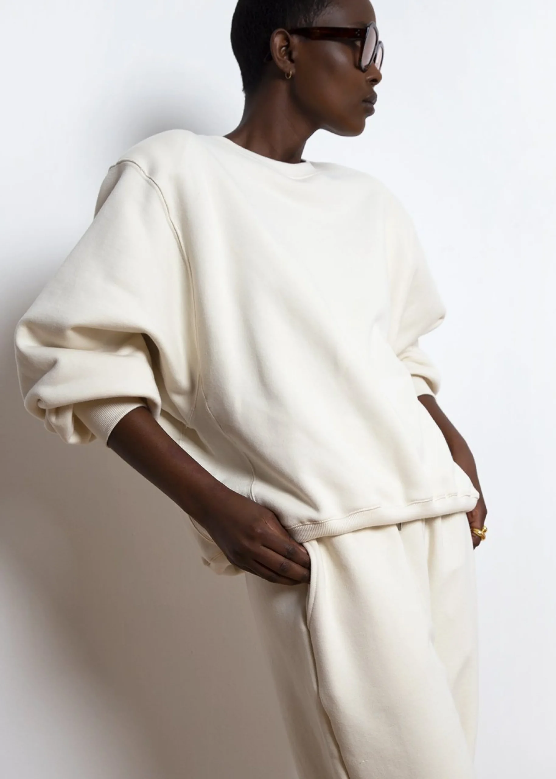 The Frankie Shop Vanessa Sweatshirt Vanilla Online