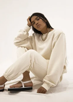 The Frankie Shop Vanessa Sweatshirt Vanilla Online