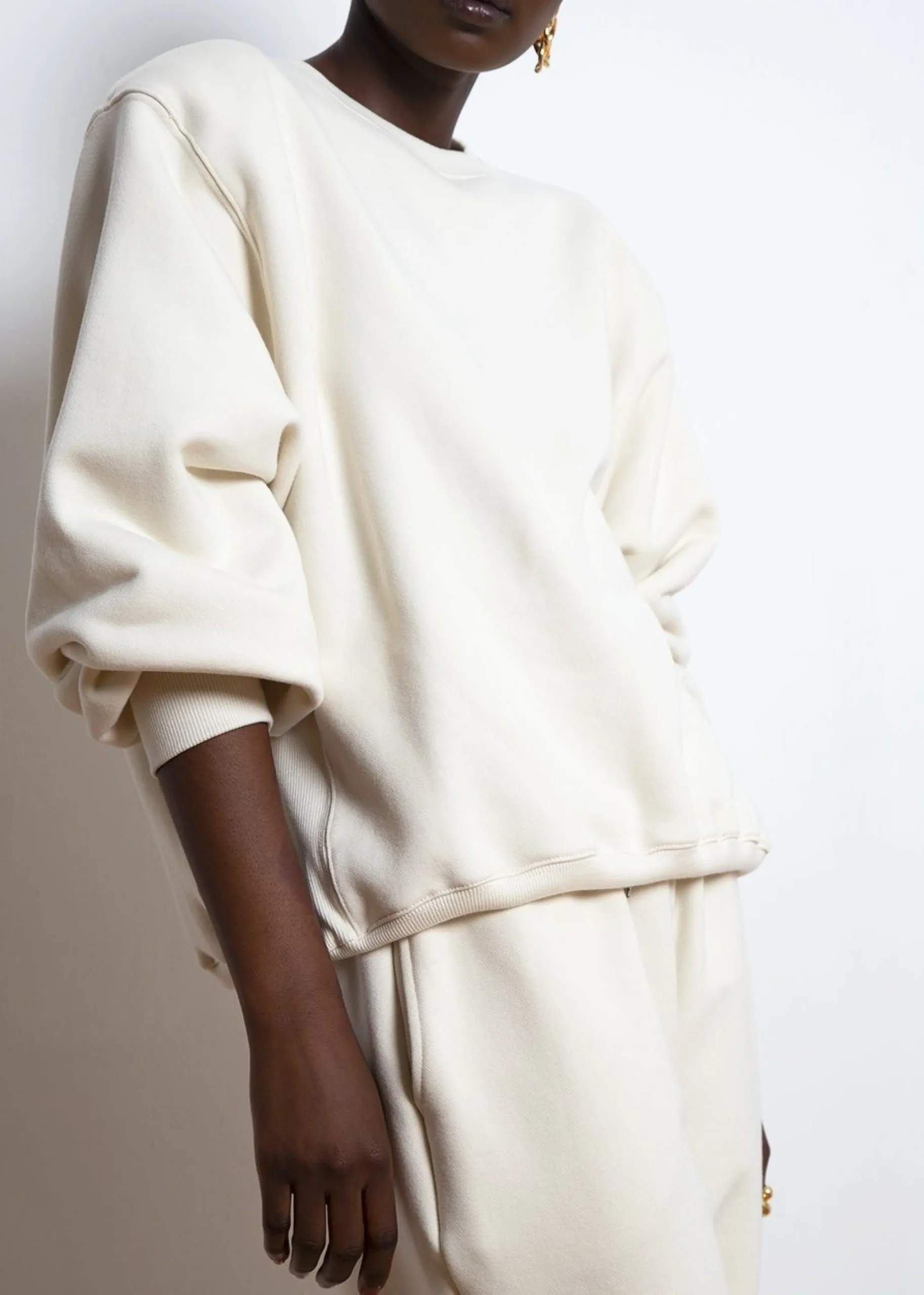 The Frankie Shop Vanessa Sweatshirt Vanilla Online