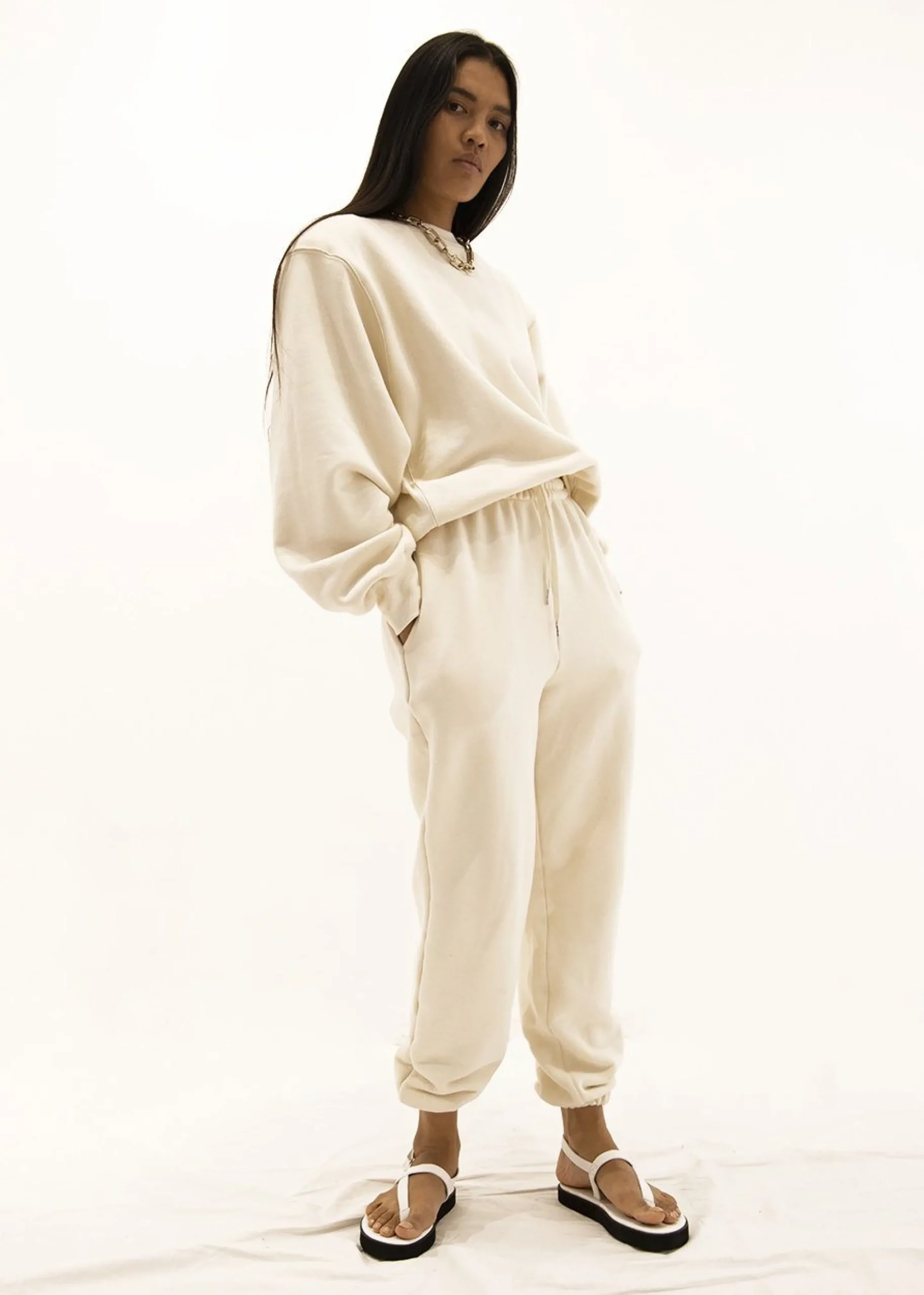 The Frankie Shop Vanessa Sweatshirt Vanilla Online