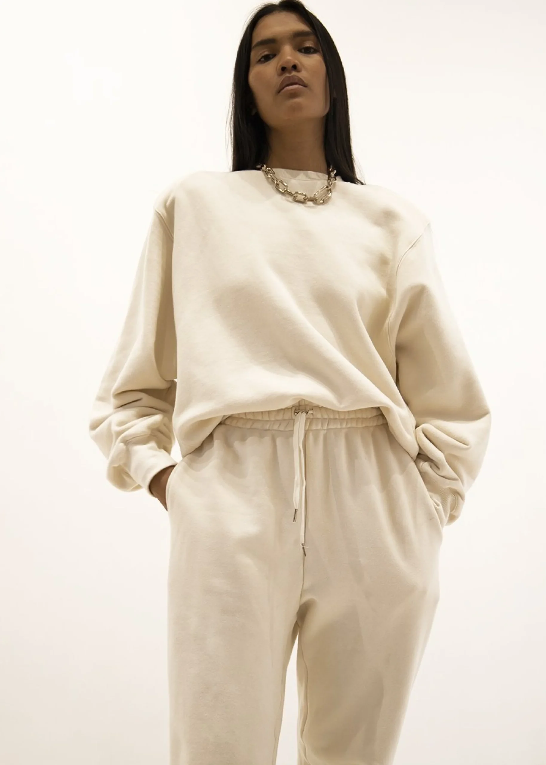 The Frankie Shop Vanessa Sweatshirt Vanilla Online