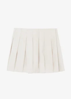 The Frankie Shop Venus Pleated Skirt Beige Hot