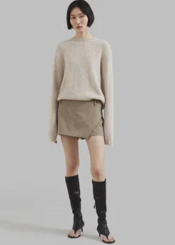 The Frankie Shop Verona Mini Skort Mocha Sale