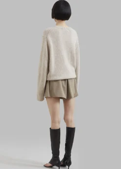 The Frankie Shop Verona Mini Skort Mocha Sale