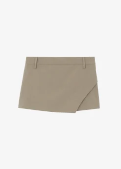 The Frankie Shop Verona Mini Skort Mocha Sale