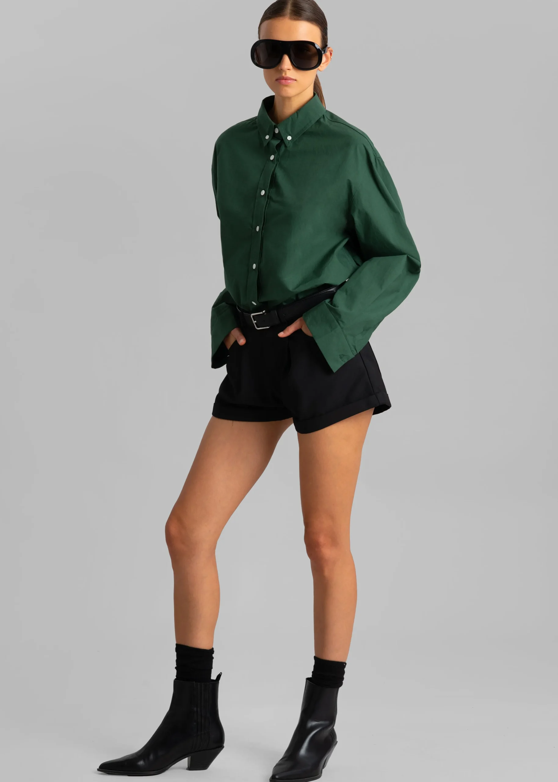 The Frankie Shop Vienna Shirt Pine Sale