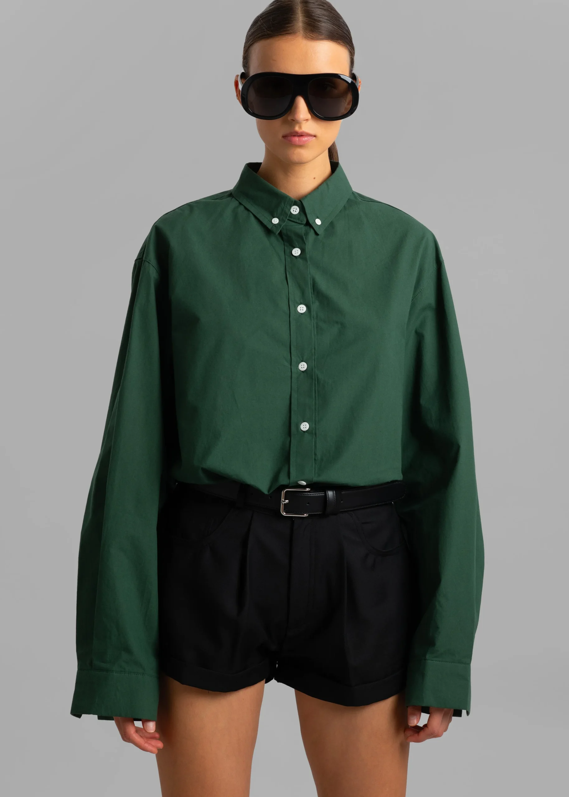 The Frankie Shop Vienna Shirt Pine Sale