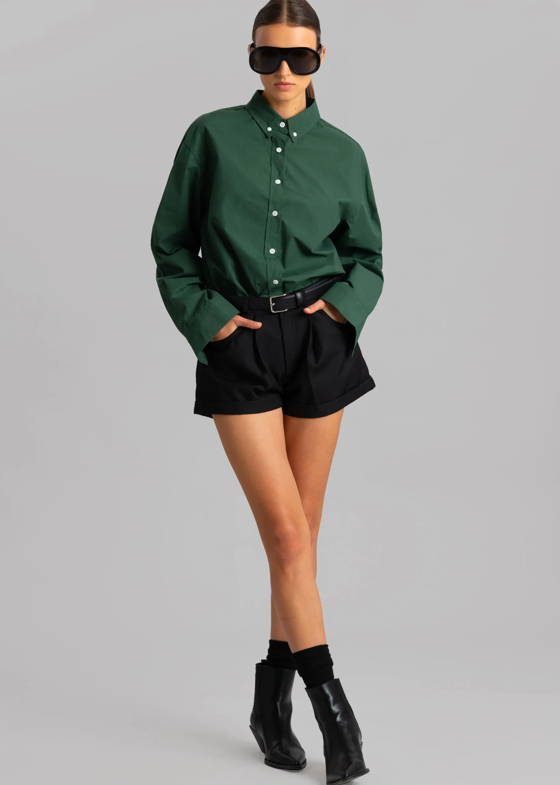 The Frankie Shop Vienna Shirt Pine Sale