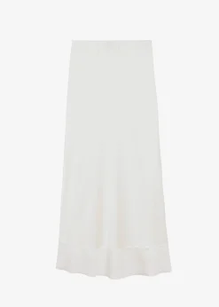 The Frankie Shop Vosgi Silky Skirt White